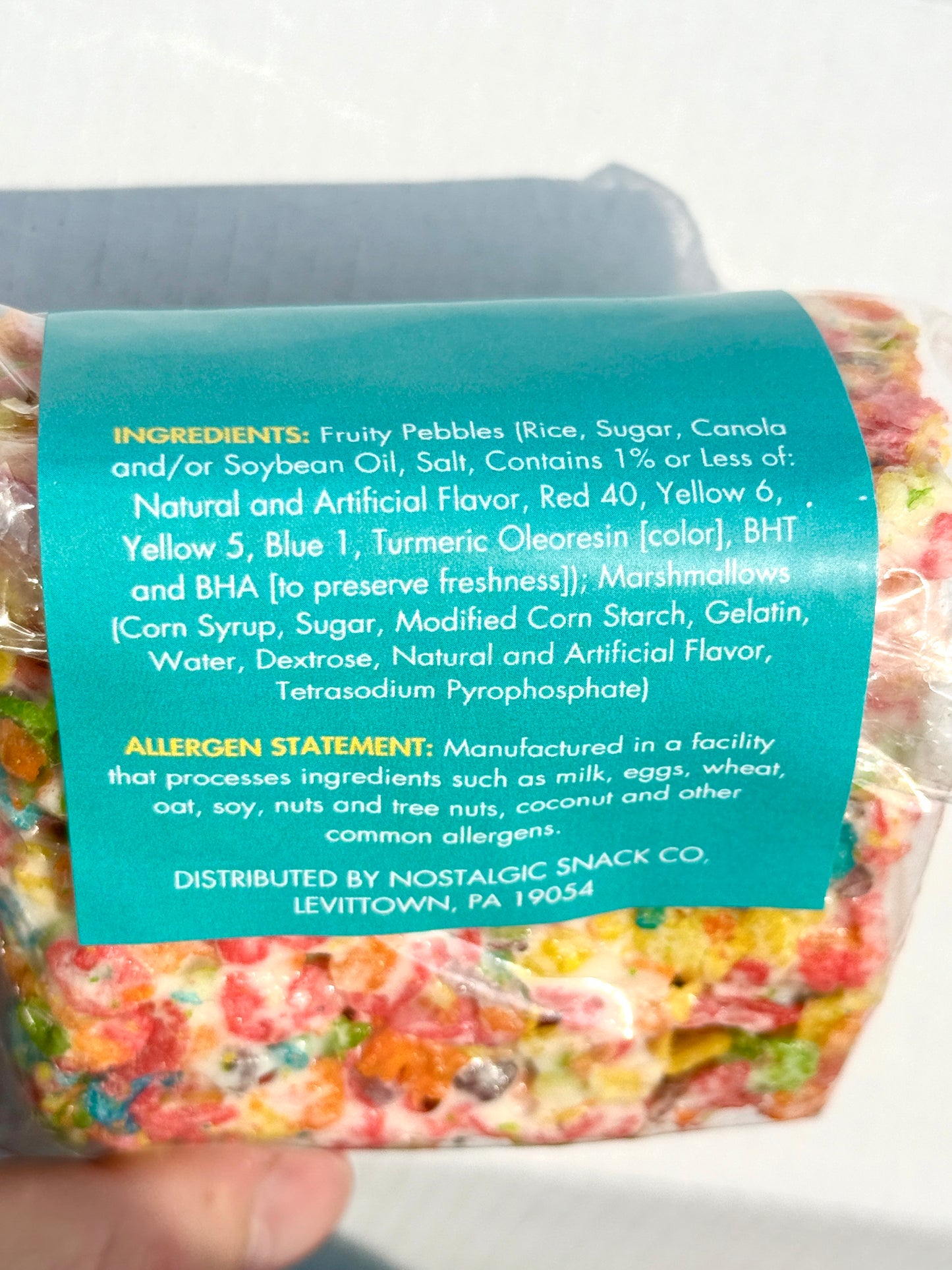 Party Pebbles Cereal Treat